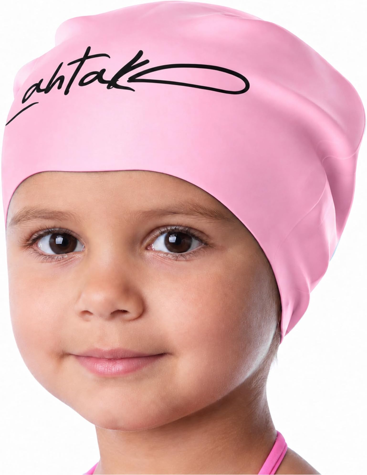 Kids Swim Cap for Long Hair โ Silicone for Braids & Dreadlocks โ Girls & Boys