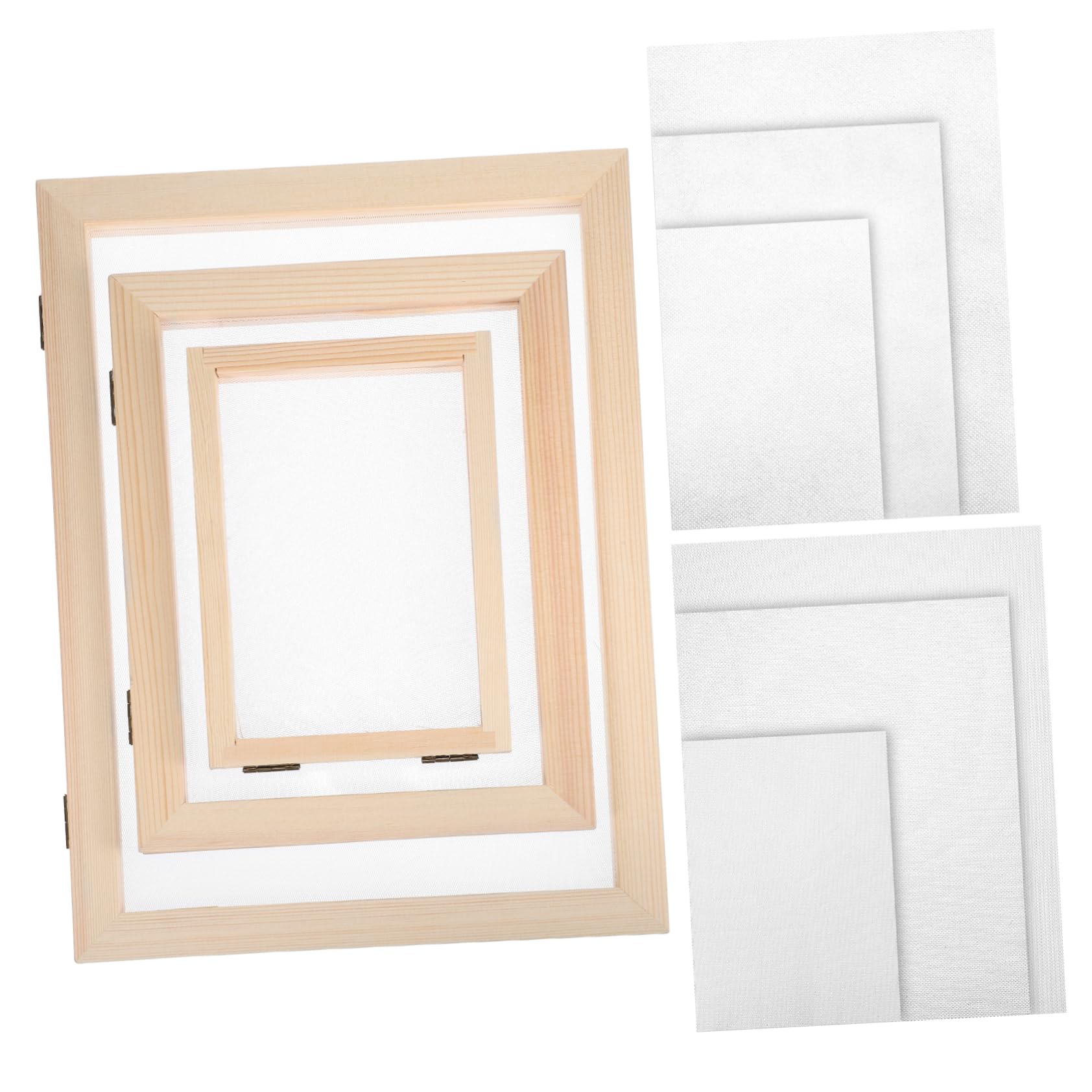 DOITOOL DIY Papermaking Kit Double-Layer Frame Screen Fine Craftsmanship Efficient Drainage