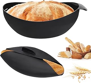 2 Stück 3 in 1 Silikon Brotform, Brotbackform Oval, Brotbackform Silikon, Klappbares Design, Geeignet zum Backen von Brot, Kuchen und Anderen Süßen Leckereien, Zu Weihnachten