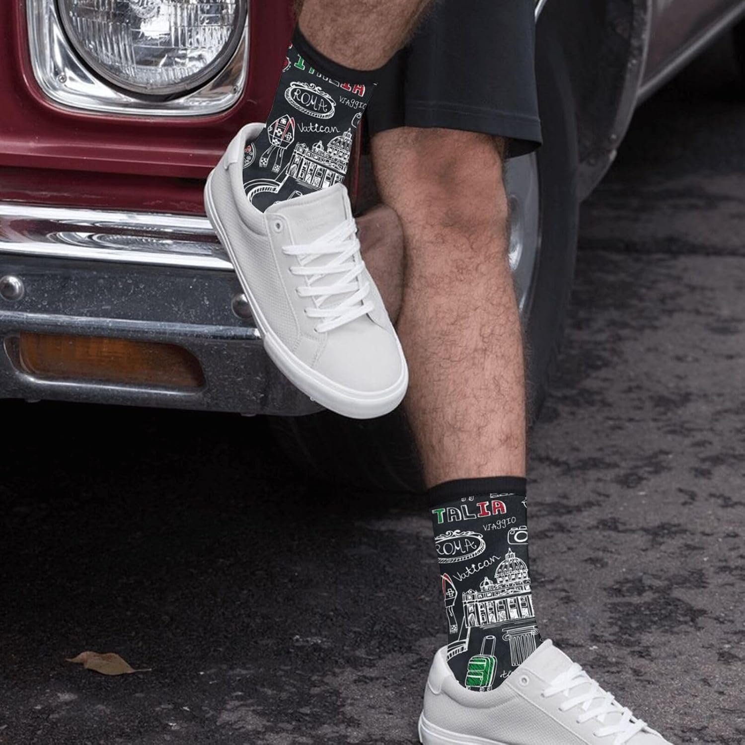 Sigouyinei Crew Socks, Athletic Cushioned Sports Socks Thick Towel Bottom image 5