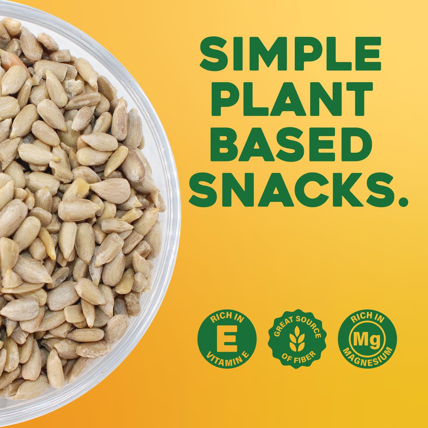 Sunbest Natural Raw Sunflower Seeds, 5 lbs – Unsalted & No Shell – Bulk Sunflower Seed Kernels to Eat – For Snacking, Baking & Topping – Road Trip, After School Snack for Kids & Adults – Kosher (80 oz)