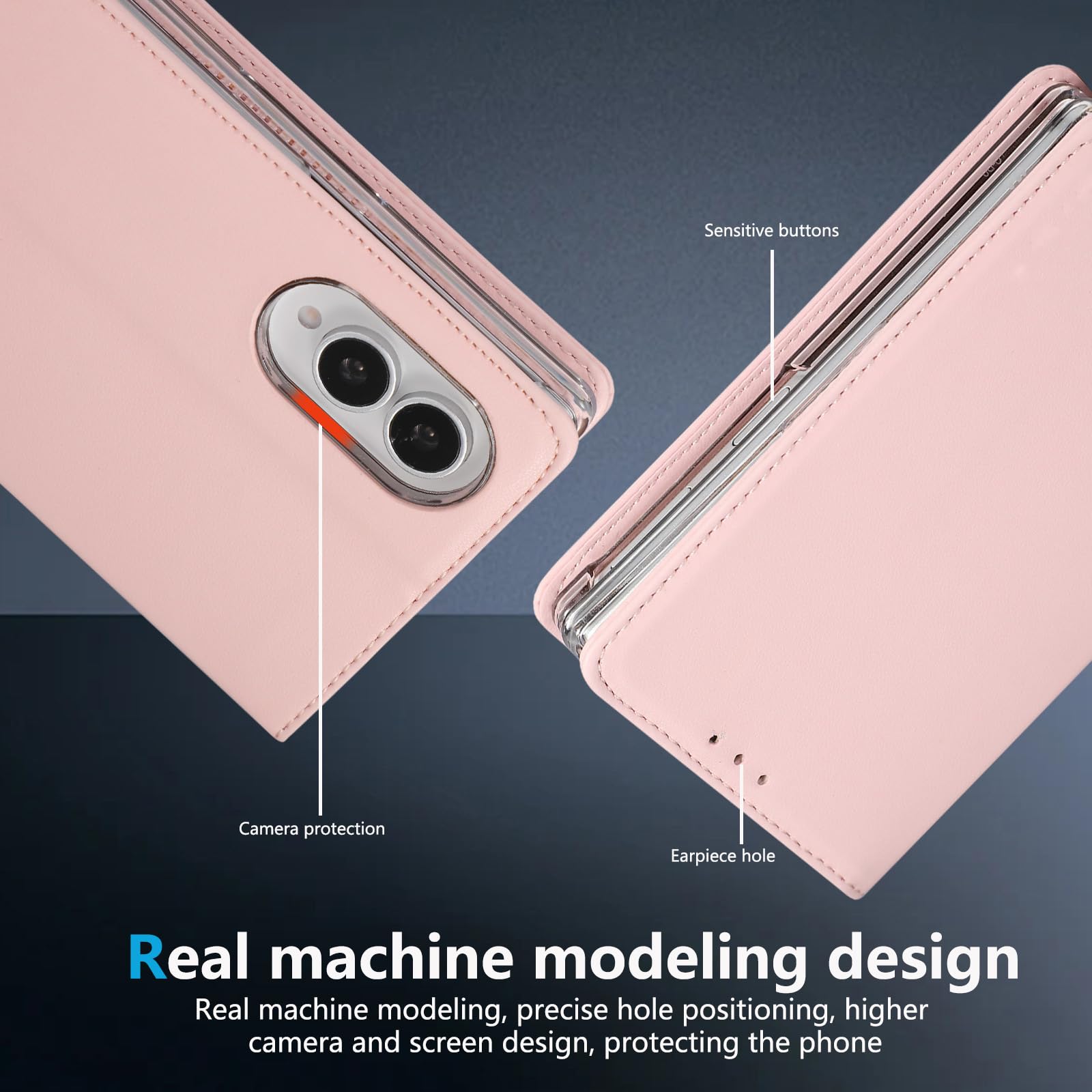 Custodia Portafoglio Per Samsung Galaxy Z Fold 8, Flip Libro Pelle Cover | Blocco RFID Pieghevole Funzione Supporto Protezione Completa Guscio,Bianca,Fold 8