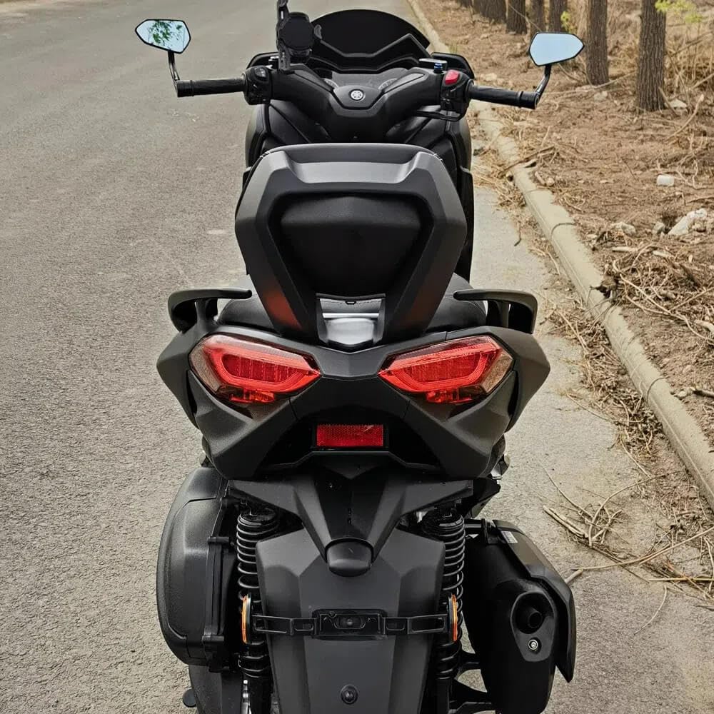 Cuscino Per Schienale Del Contropunta Del Sedile Passeggero Posteriore Per Moto Per Yamaha X-max 300 XMAX 2018 2019 2020 2021 2022 (Linea bianca tipo B)