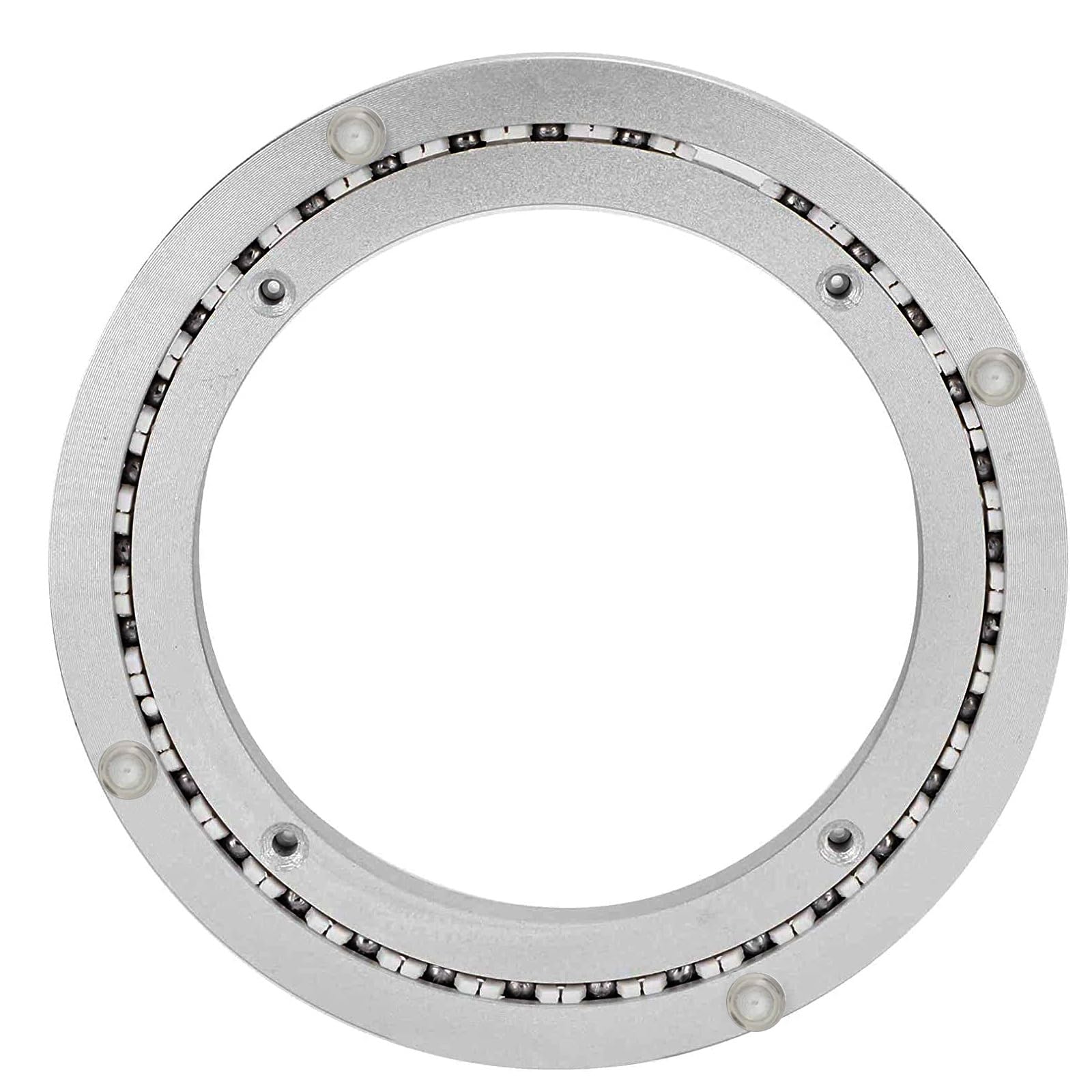 Table turntable bearings, Aluminum Alloy Swivel Turntable Bearing Silent 360 Degree PE Strip 8-32 Inches(18 inches (450mm))