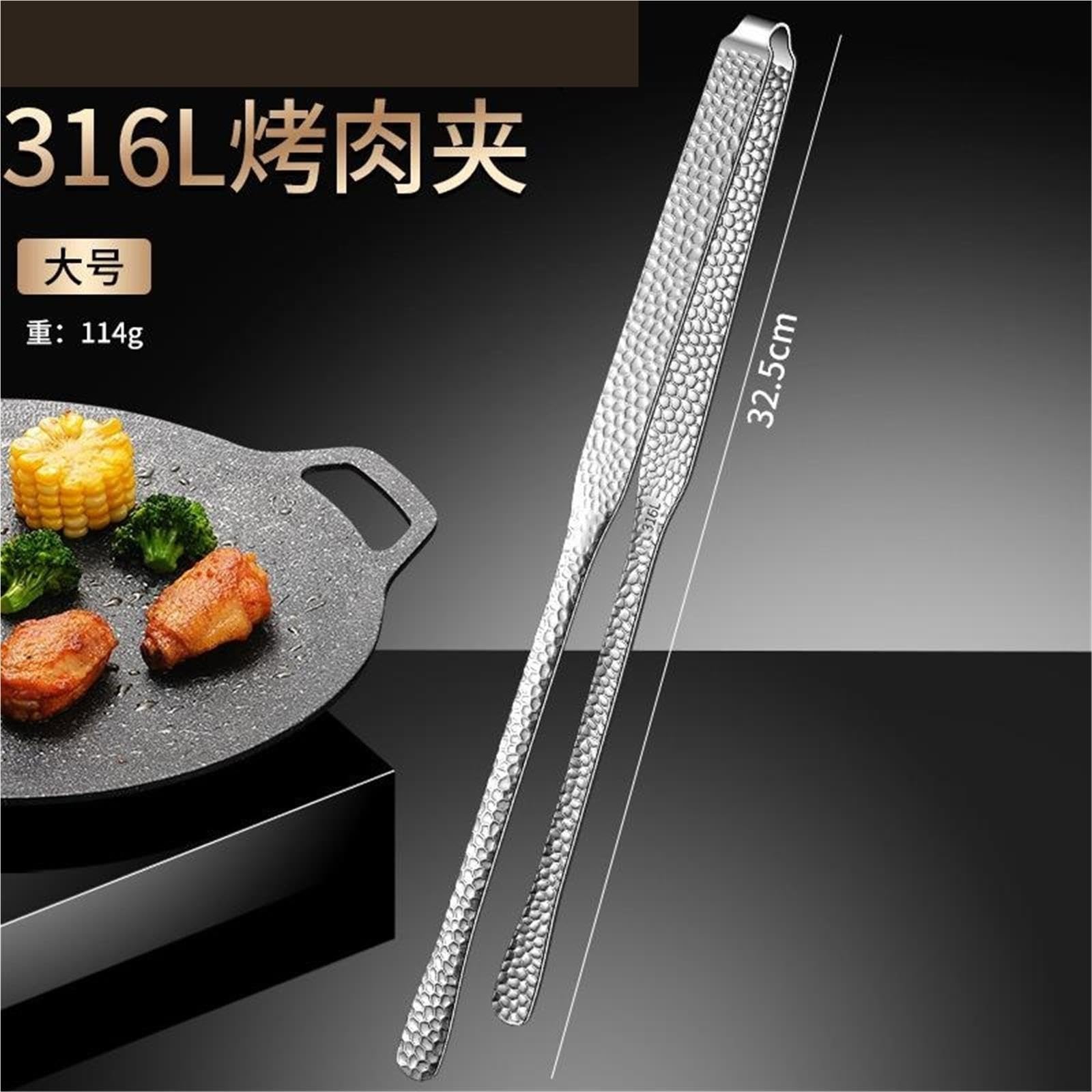 Pinze for Barbecue In Acciaio Inossidabile Da 3 Pezzi Per Cottura
