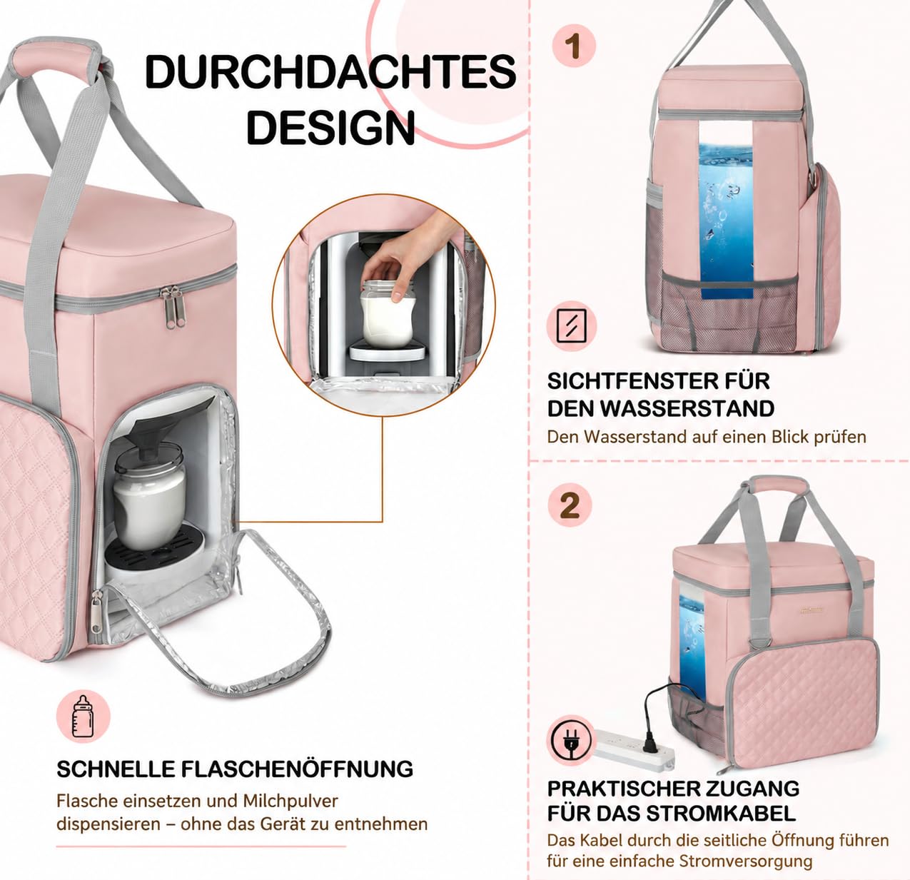 Torba do przenoszenia, kompatybilna z Baby Brezza Formula Pro