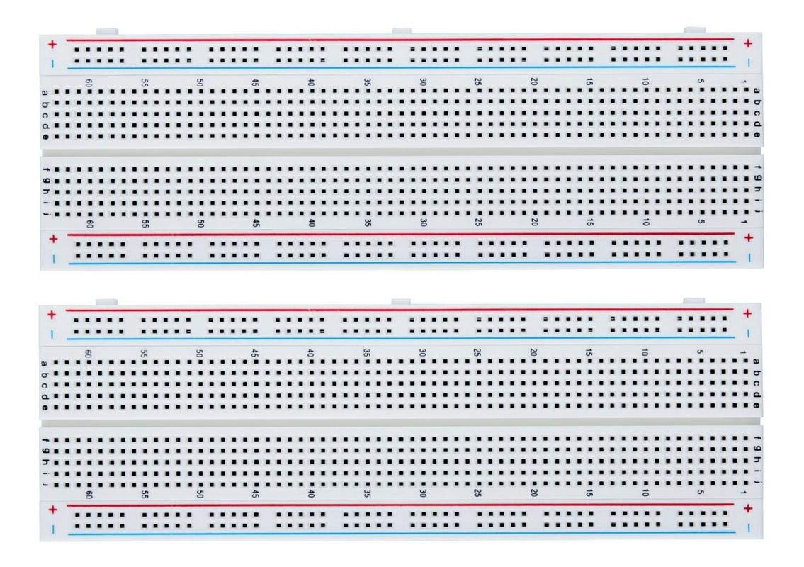 FEDUS® Pack of 2 Solderless Self-Adhesive Breadboard Nickel Plated Bread Board Or Solderless Pieces PCB Circuit Test Board, Project Board (830 Tie Points) for DIY Projects (B07X3ZLSJX) Amazon Price History, Amazon Price Tracker