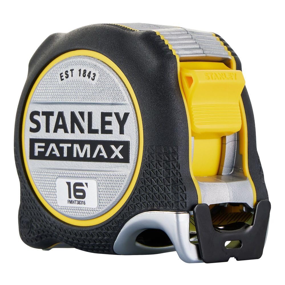 STANLEY Metro a nastro di alta qualità, 4,9 m x 2,5-0,6 cm