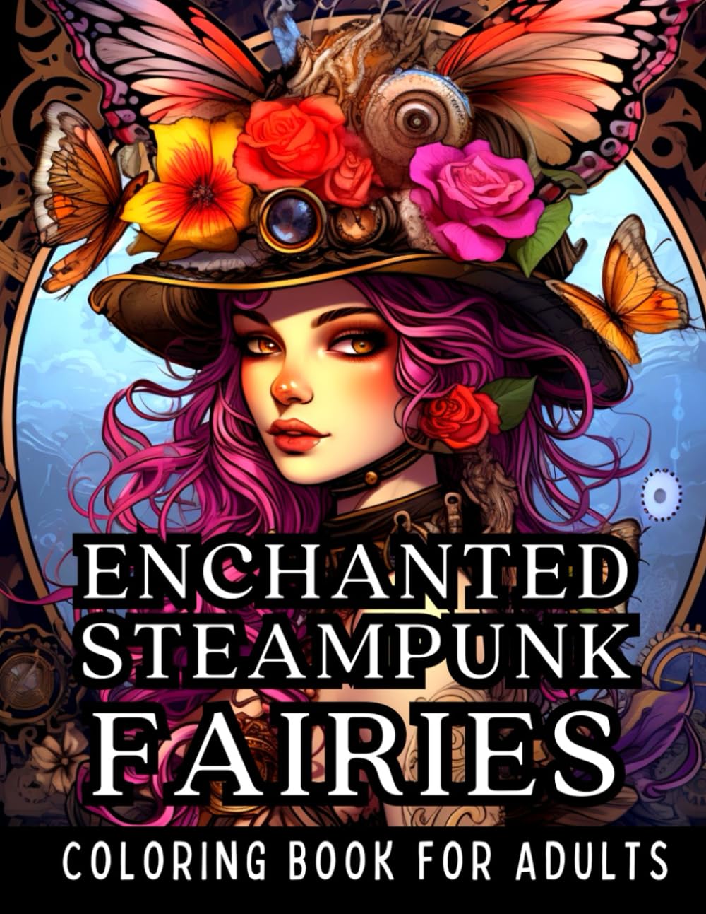 Enchanted Steampunk Fairies Coloring Book for Adults: A Stress and Anxiety Relief & Relaxation Coloring Journey (Steampunk Coloring Books for Adults: ... of Relaxation, Stress-Relief, & Creativity)