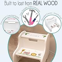 Vista 8 de Taburete de camión de bomberos personalizado para niños