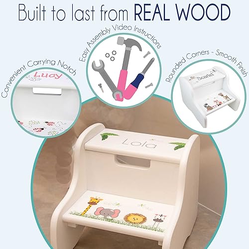 Miniatura 8 de Taburete personalizado Celestial Moon White Step