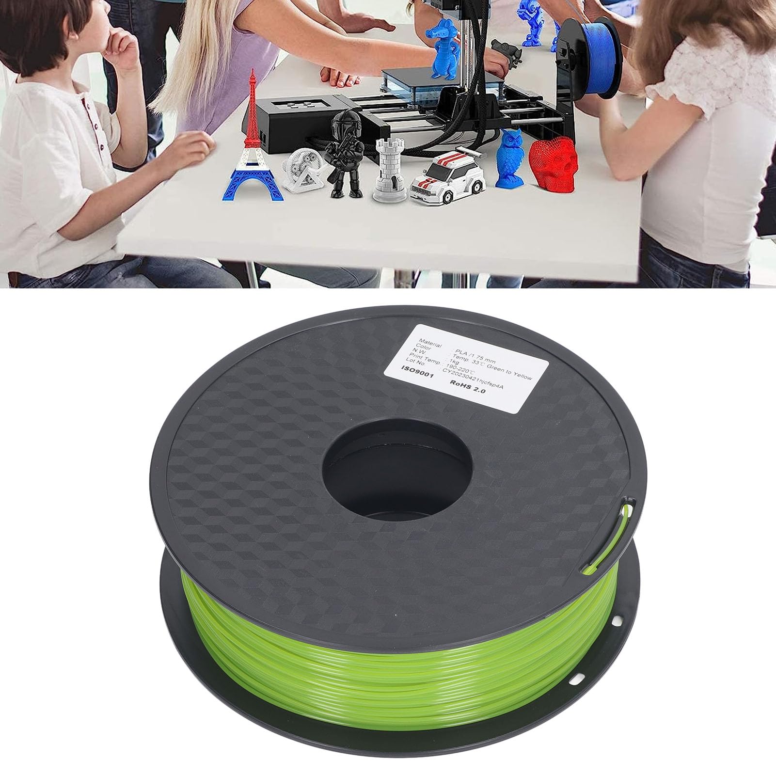 Filament Termochromowy Pla, Materiał Do Druku 3d O Grubości 1,75 Mm, Technologia Precyzyjnego Przyleia Warstw, Materiały Eksploatacyjne Do Prototypowania