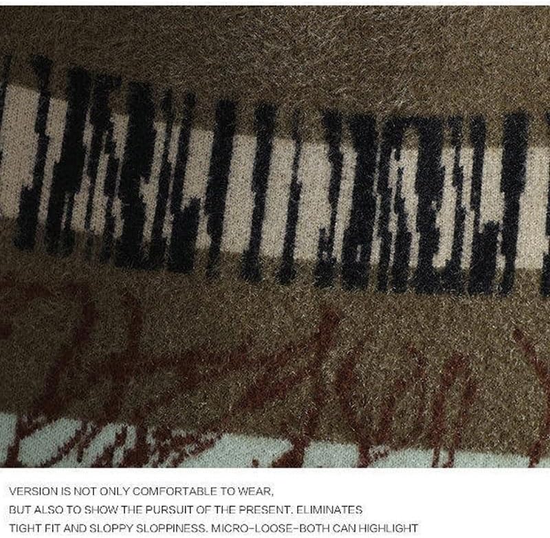 Winter Casual Round Neck Sweater Men's Base Knitted