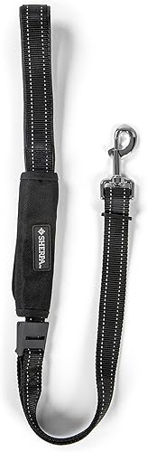 Sherpa Walk 'N Stay - Correa multiusos para perro, color negro, talla única