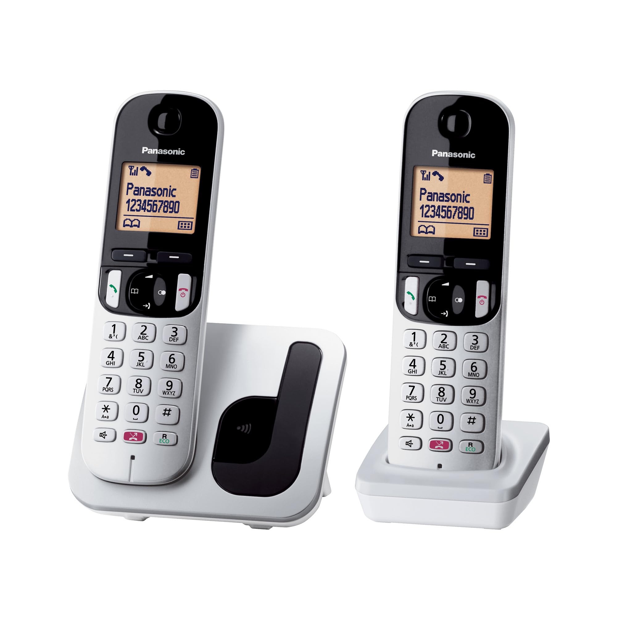 Panasonic KX-TGC250SPW Teléfono Inalámbrico Digital Para Personas Mayores Con Bloqueo De Llamadas, Pantalla Fácil De Leer, Altavoz Manos Libres, Reloj Despertador, Auricular Único, Blanco. — view 8