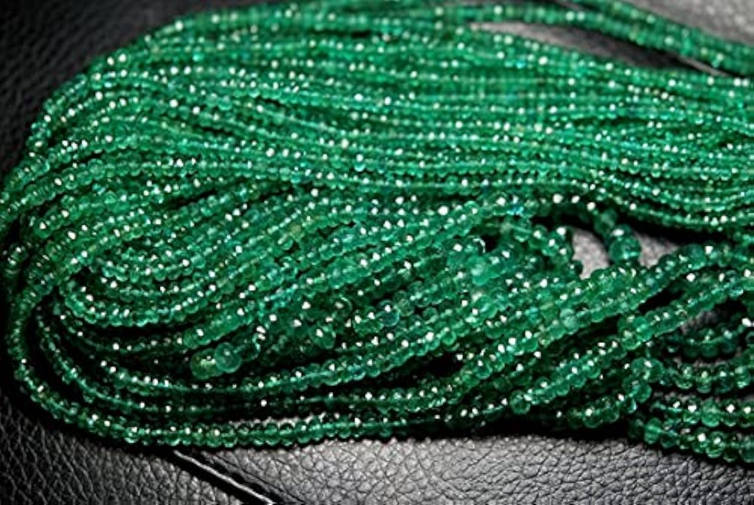 Émeraude de Zambie perles facettées LKBEADS pour créer vos colliers bohèmes chics