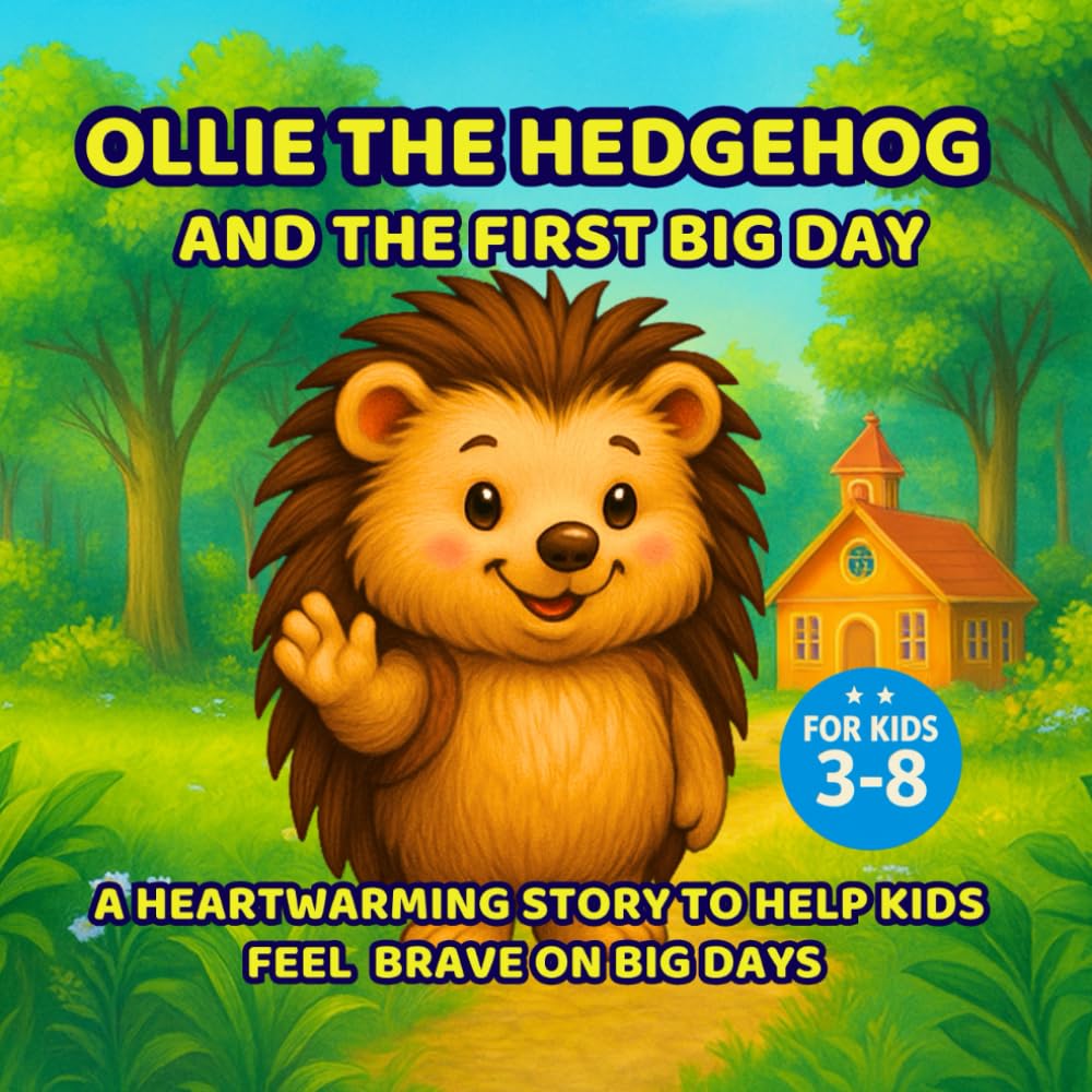 Ollie the Hedgehog and the Big First Day: A gentle, heartwarming story to help your child handle first-day nerves with courage and confidence (Ollie the Hedgehog — A Brilliant Boys Series)