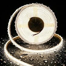IP68 Waterproof COB LED Strip Light 16.4ft 12V 8mm 4000K Outdoor Lighting