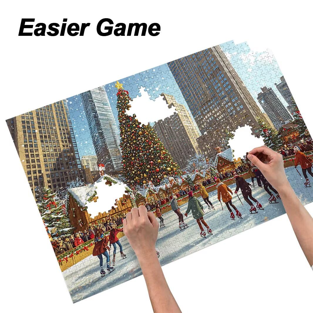Puzzle Natale, Puzzle 1500 Pezzi Arte per Adulti, Regalo Uomo e Donna -4743