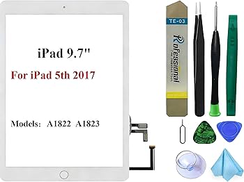 Amazon.co.jp: iPad 5 第5世代2017(A1822 A1823)交換用スクリーン