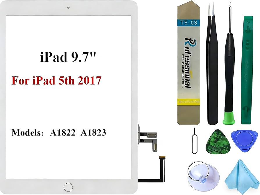 Amazon.co.jp: iPad 5 第5世代2017(A1822 A1823)交換用スクリーン