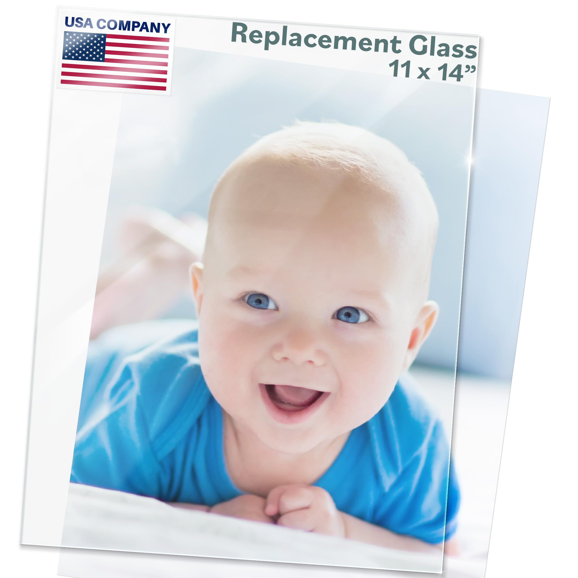 Verre pour cadre photo transparent cristal MIFFLIN plaques de rechange