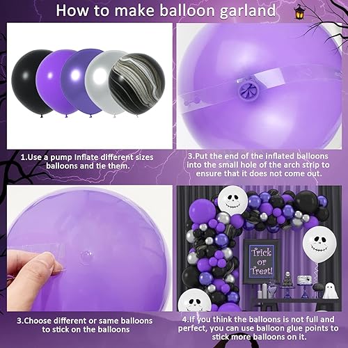 Miniatura 18 de Janinus Kit de arco de globos de otoño, guirnalda de globos de Acción de Gracias con guirnalda de hojas de arce artificiales, 125 globos naranjas