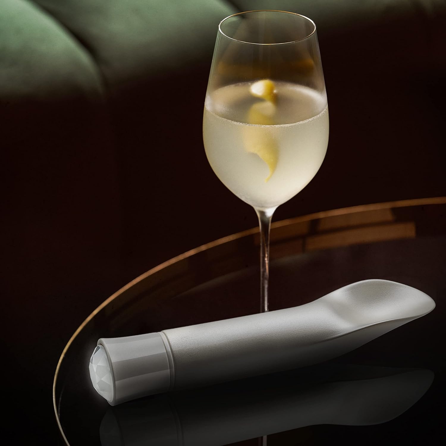 Blush Oh My Gem Bold 6.25" Warming Clitoral Vibrator - 10 Powerful RumboTech Tongue Tickler Stimulating Modes for Nipple & G-Spot, IPX7, USB Charge - Silicone Adult Sex Toy Women Couples - Diamond