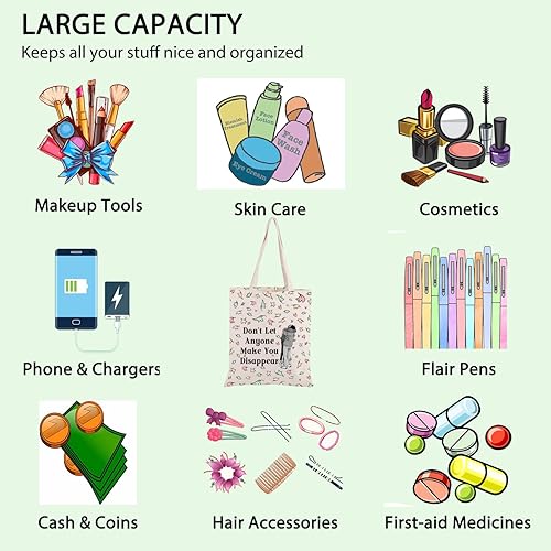 Miniatura 5 de FOTAP LGBTQ - Bolsa de maquillaje con diseño de hojas Heartstopper, regalo inspirado en Spotify, regalo de Nick y Charlie, regalo de amor para