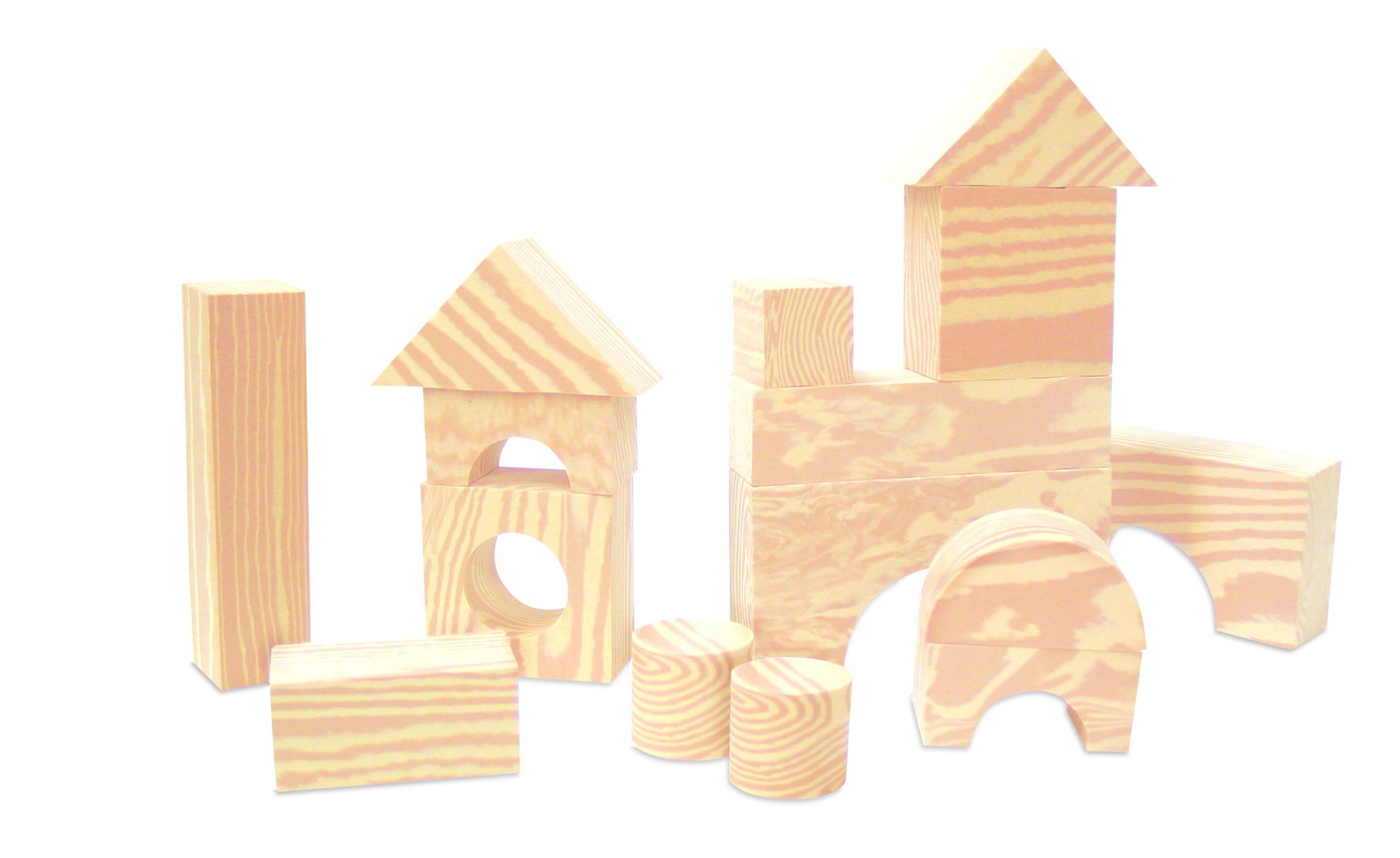 Edushape – Ed 716071 – EDU Blocks houtlook 80-delig – Spiel-BAU