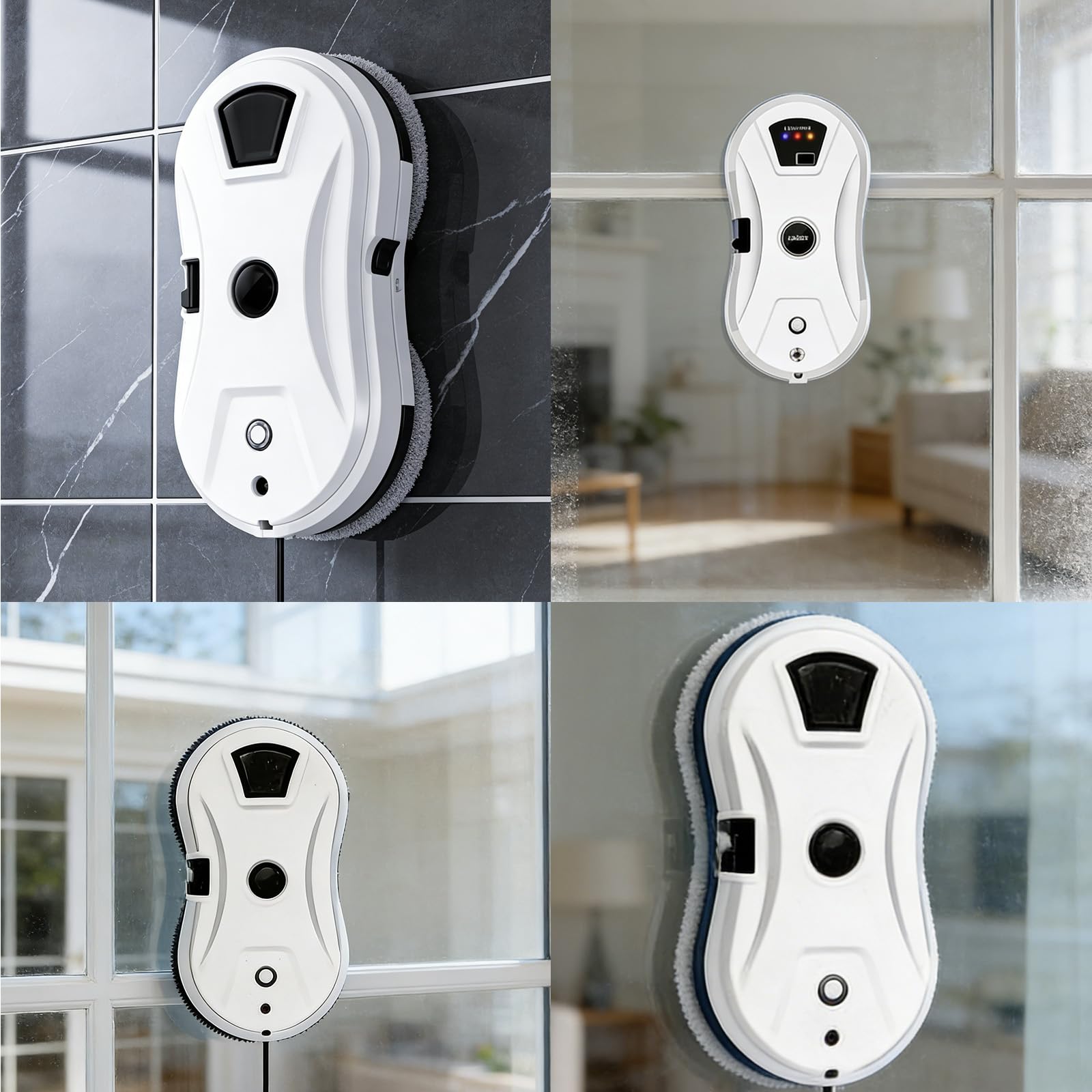Osmo™ RoboClean Fensterputzroboter – Original 2026 Neues Kabelloser Fensterreinigungsroboter mit Fernbedienung, automatische Reinigungsmodi, Sicherungsseil, für glatte Fenster