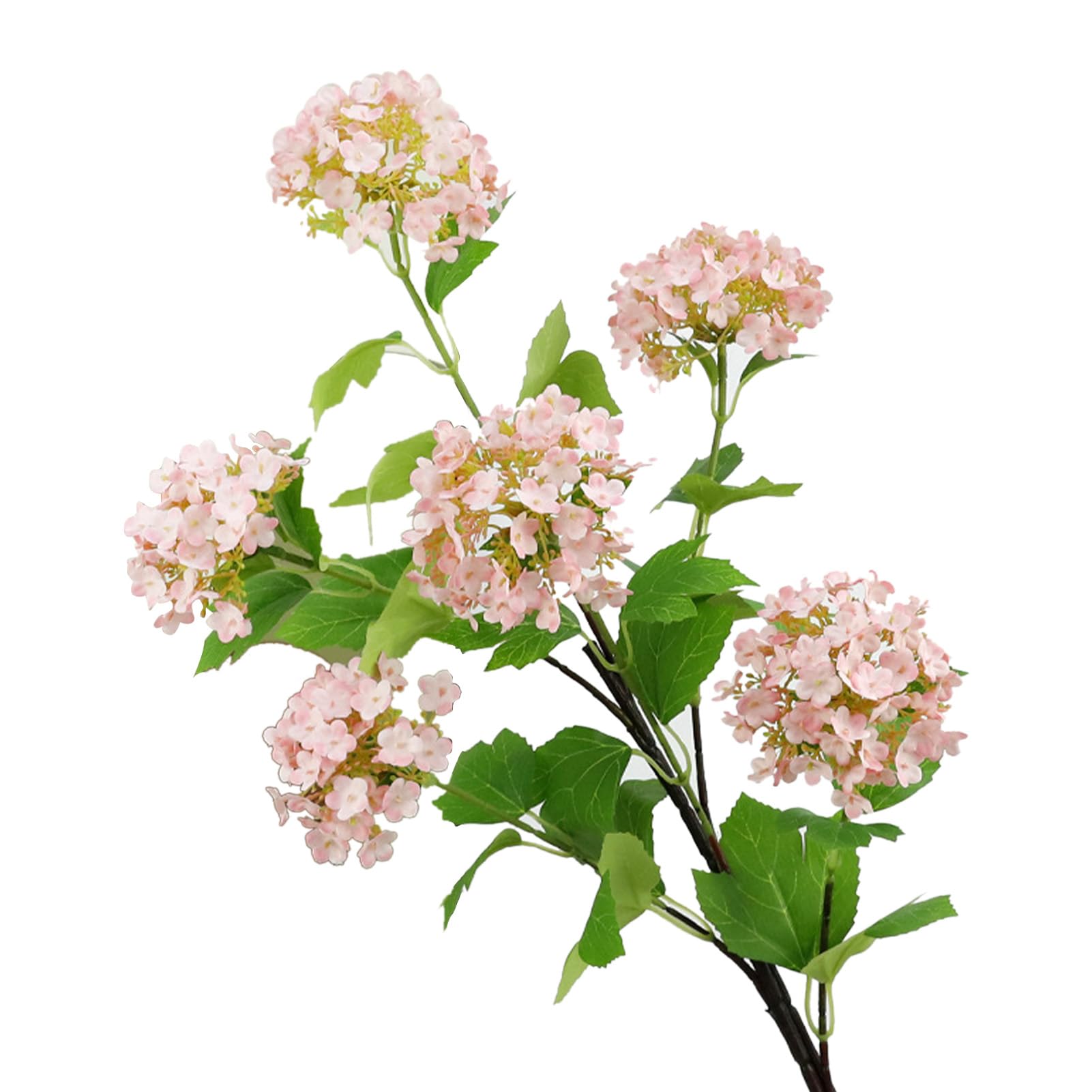 Hortensia artificiel hortensia de soie fleur avec tige rose pour la maison