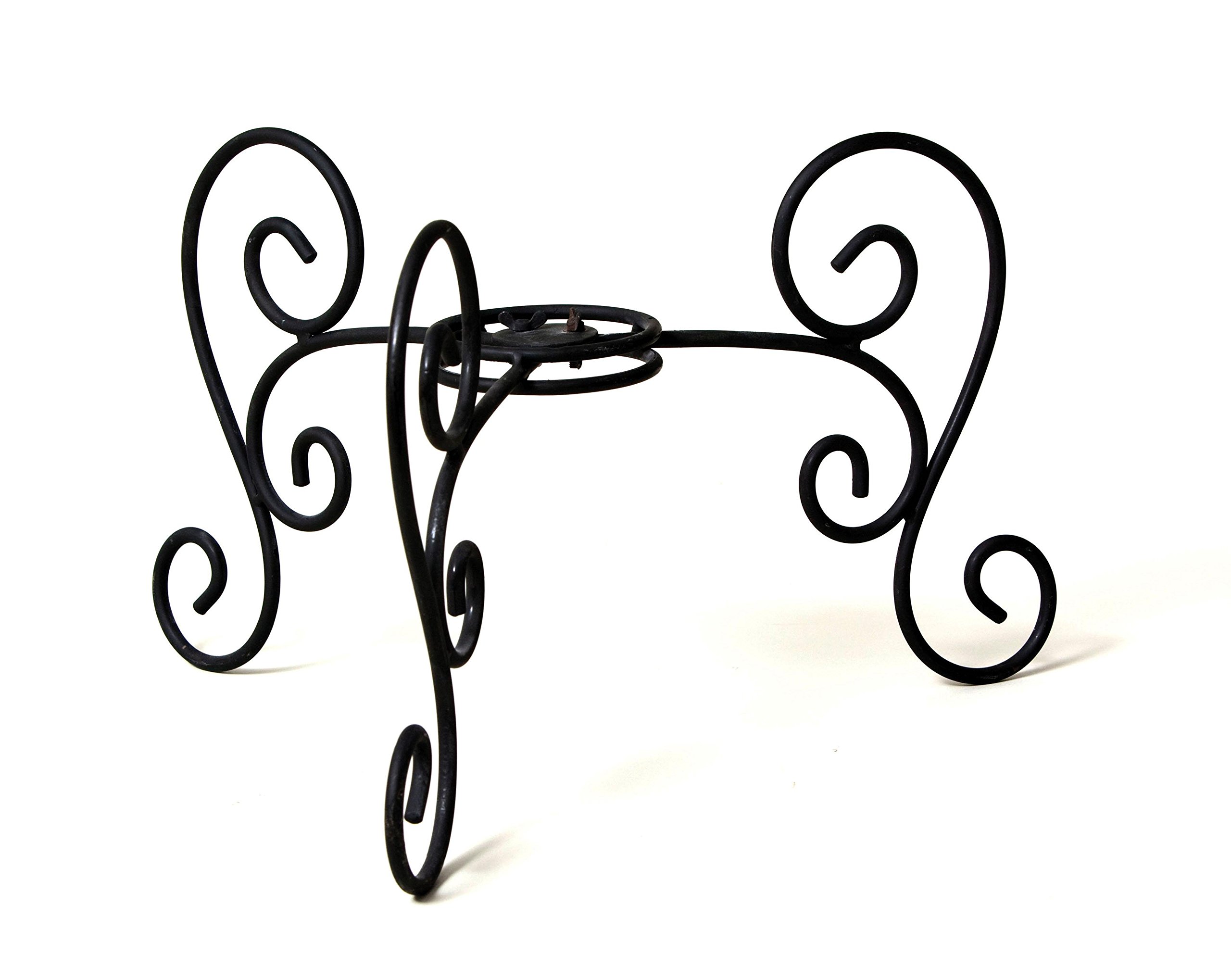 Evergreen Garden Scroll Tabletop Birdbath Stand
