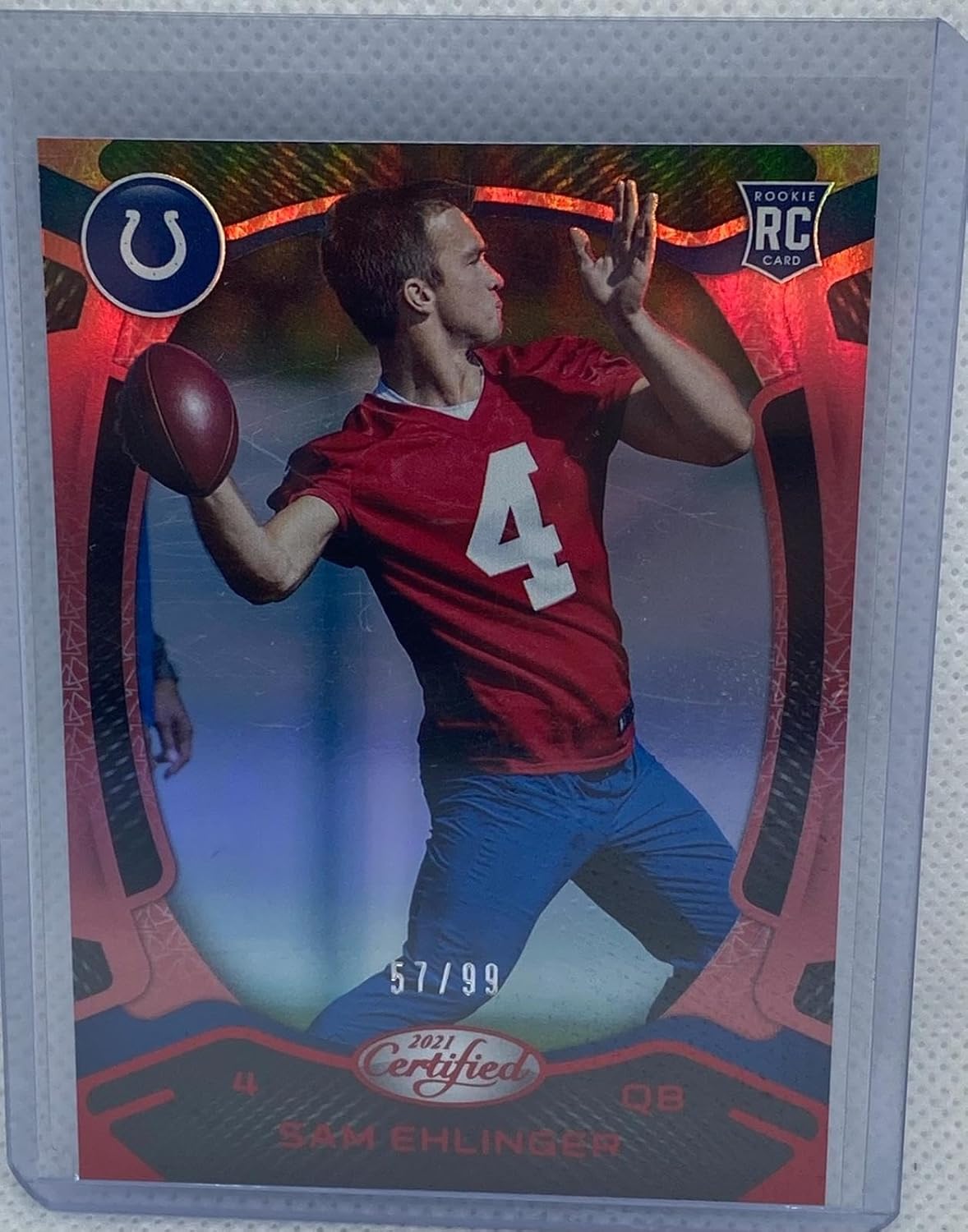 Sam Ehlinger 2021 Panini Certified Mirror Rc #d 57/99 - Football Cards