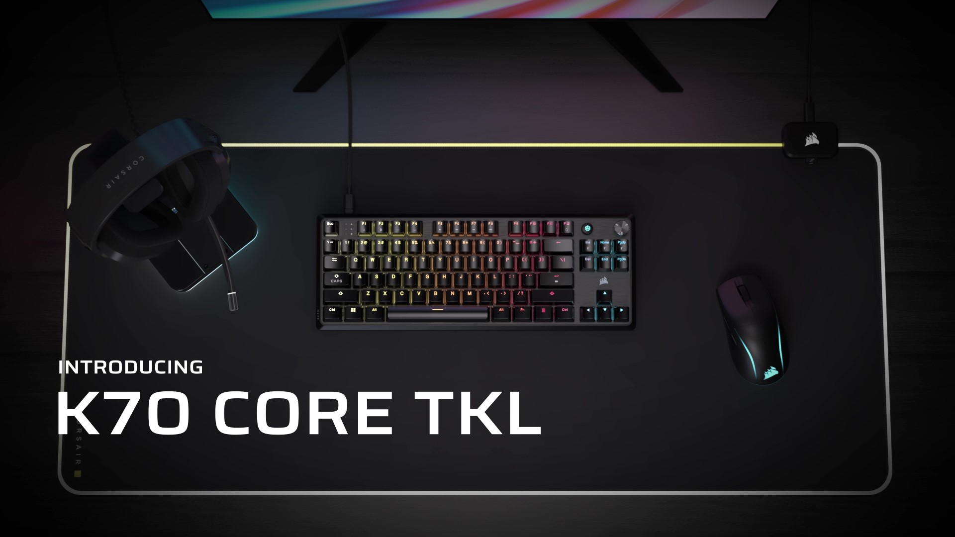 Amazon.com: Corsair K70 CORE TKL RGB Tenkeyless Mechanical Wired