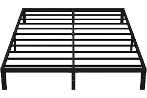 10 Inch EMODA Queen Bed Frame, No Box Spring Needed