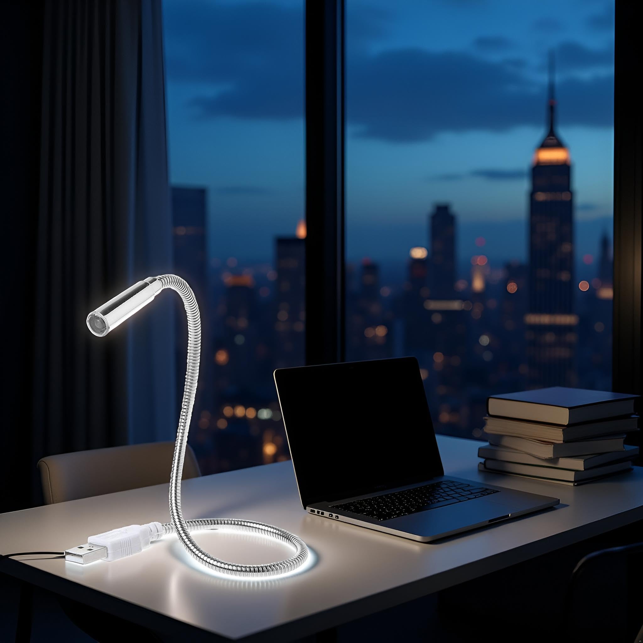 Lampe Pince Tête Cygne Noir Souple 10 CLAVIER USB LED Lampe Lampe Lecture Lampe Lave