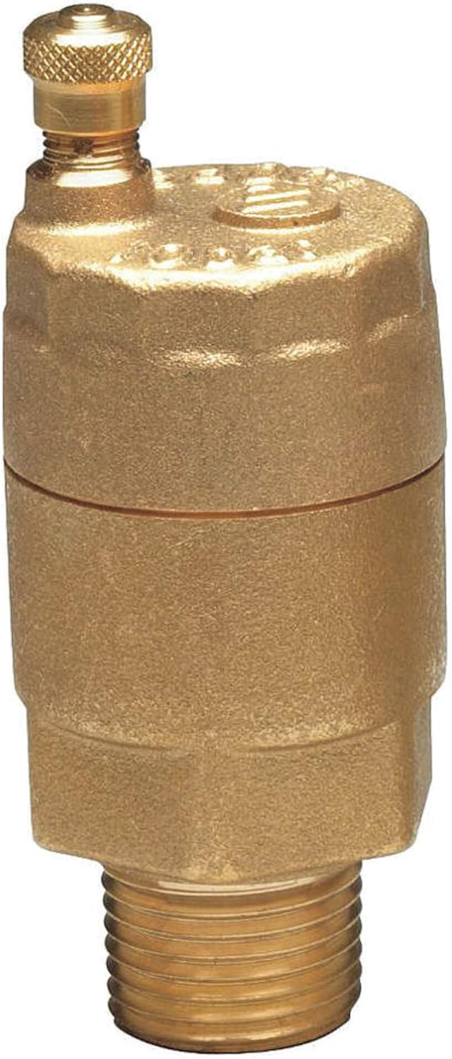 Automatic Air Vent Valve, 3/4 In, Brass