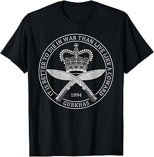 Gurkha Rifles British Special Force Military T-Shirt