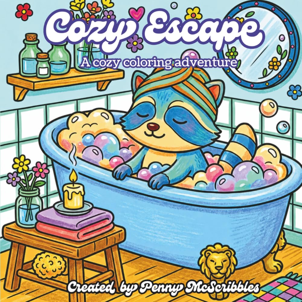 Cozy Escape: A cozy coloring adventure