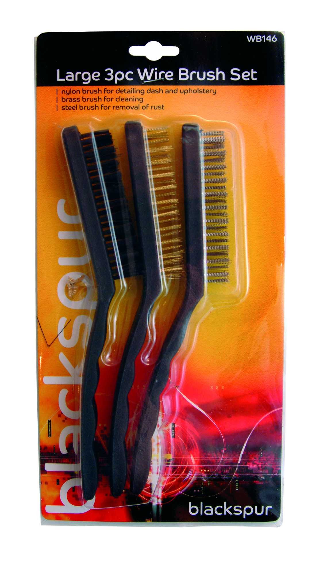 Blackspur BB-WB146 Large Wire Brush Set