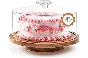Rotating Cake Turntable with Lid: Add Precision to Your Cake Art