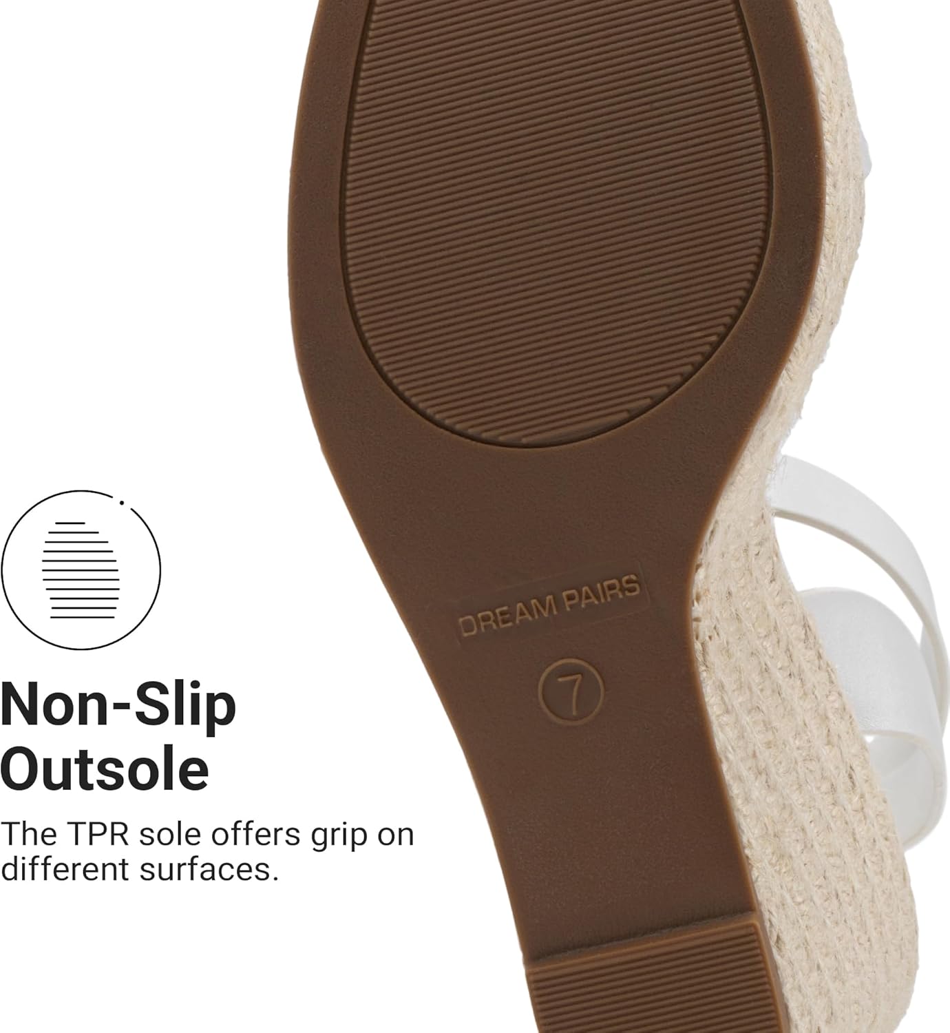 DREAM PAIRS Women's Open Toe Platform Sandals Adjustable Buckle Ankle Strap Comfortable Summer Espadrille Wooden Heeled Wedge Fashion Dressy Shoes - Image 7