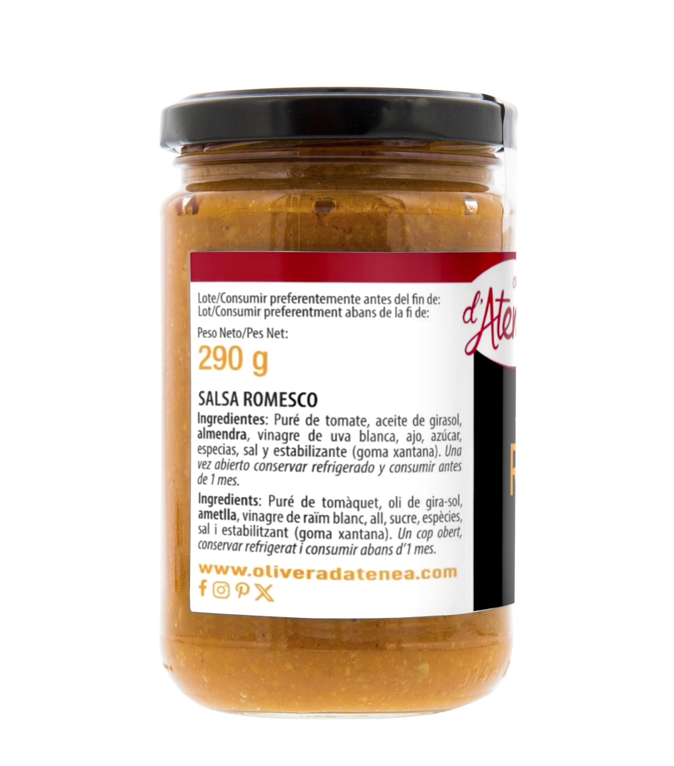 Gran Salsa Romesco Olivera d'Atenea 290 g
