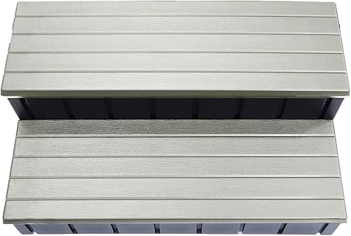 Miniatura 3 de Leisure Accents Escalón de lujo, para spa., 36 pulgadas, GrisBeige