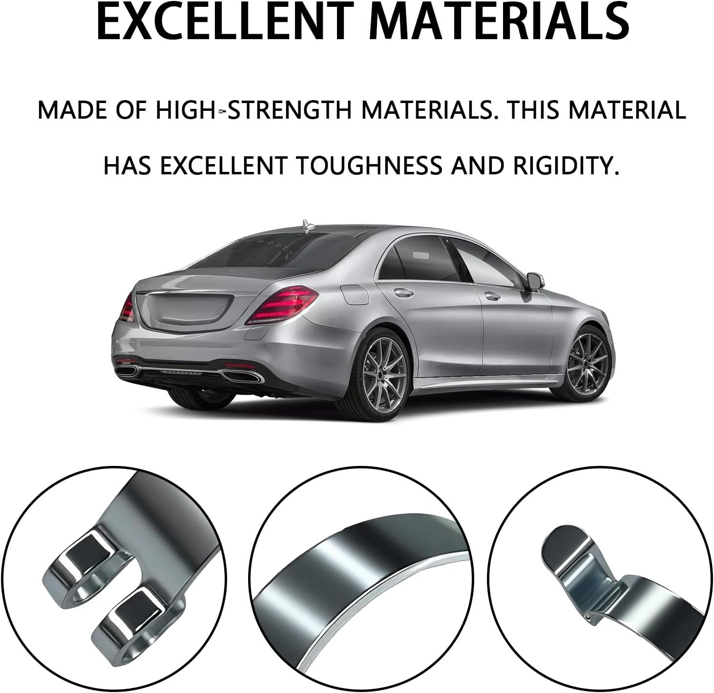 4PCS Car Air Filter Clips, Metal Carbon Steel Air Filter Cover Clamp Housing Lid Retainer Clip Replacement, Universal Engine Cleaner Box Cap Fastening Spring Clips for Toyota image 4