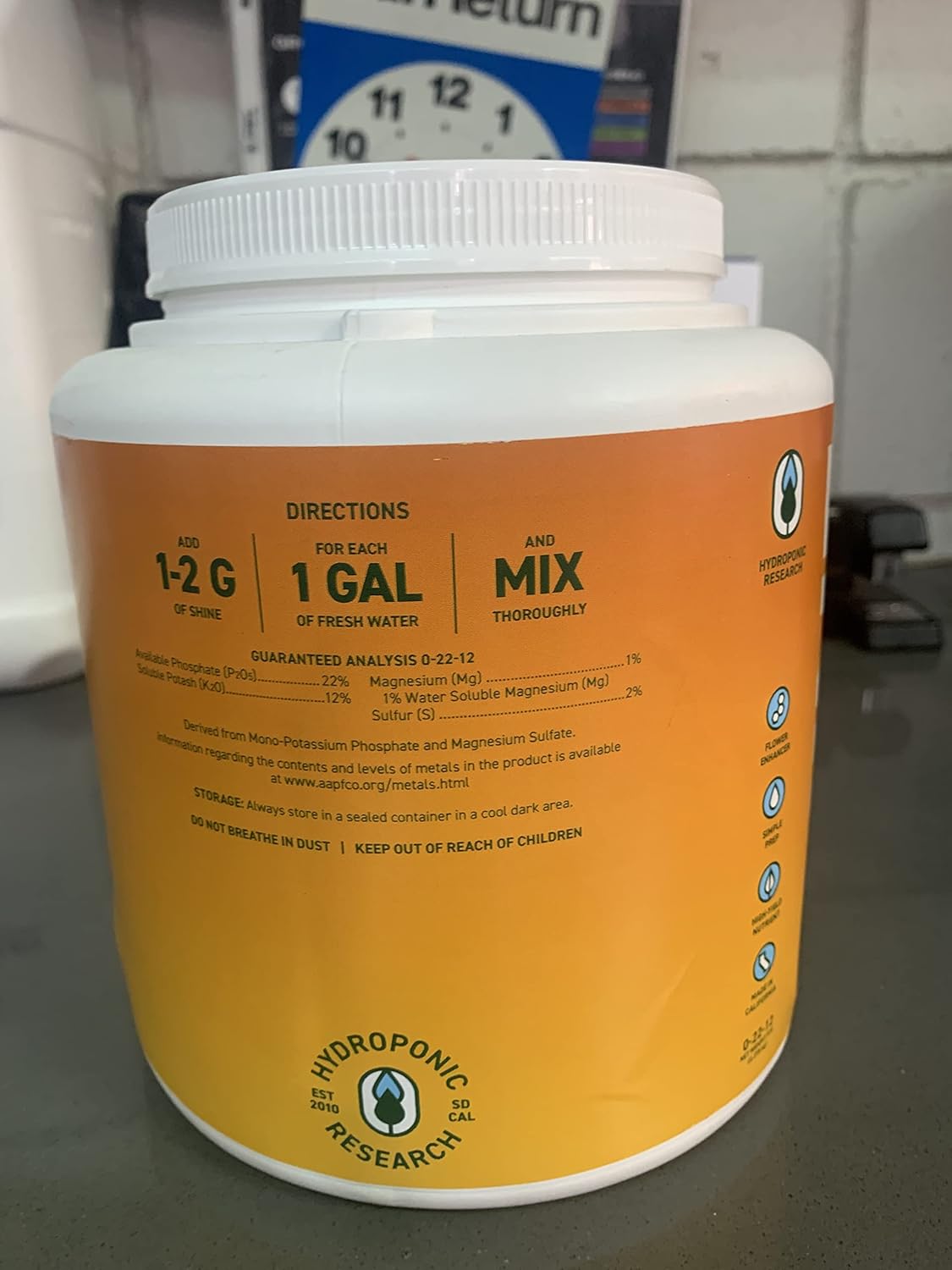 Hydroponic Research Shine Bloom Additive
