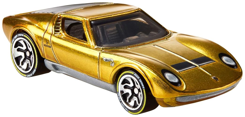 Hot Wheels id '71 Lamborghini Miura P400 SV (Fábrica Fresca), Multicolor