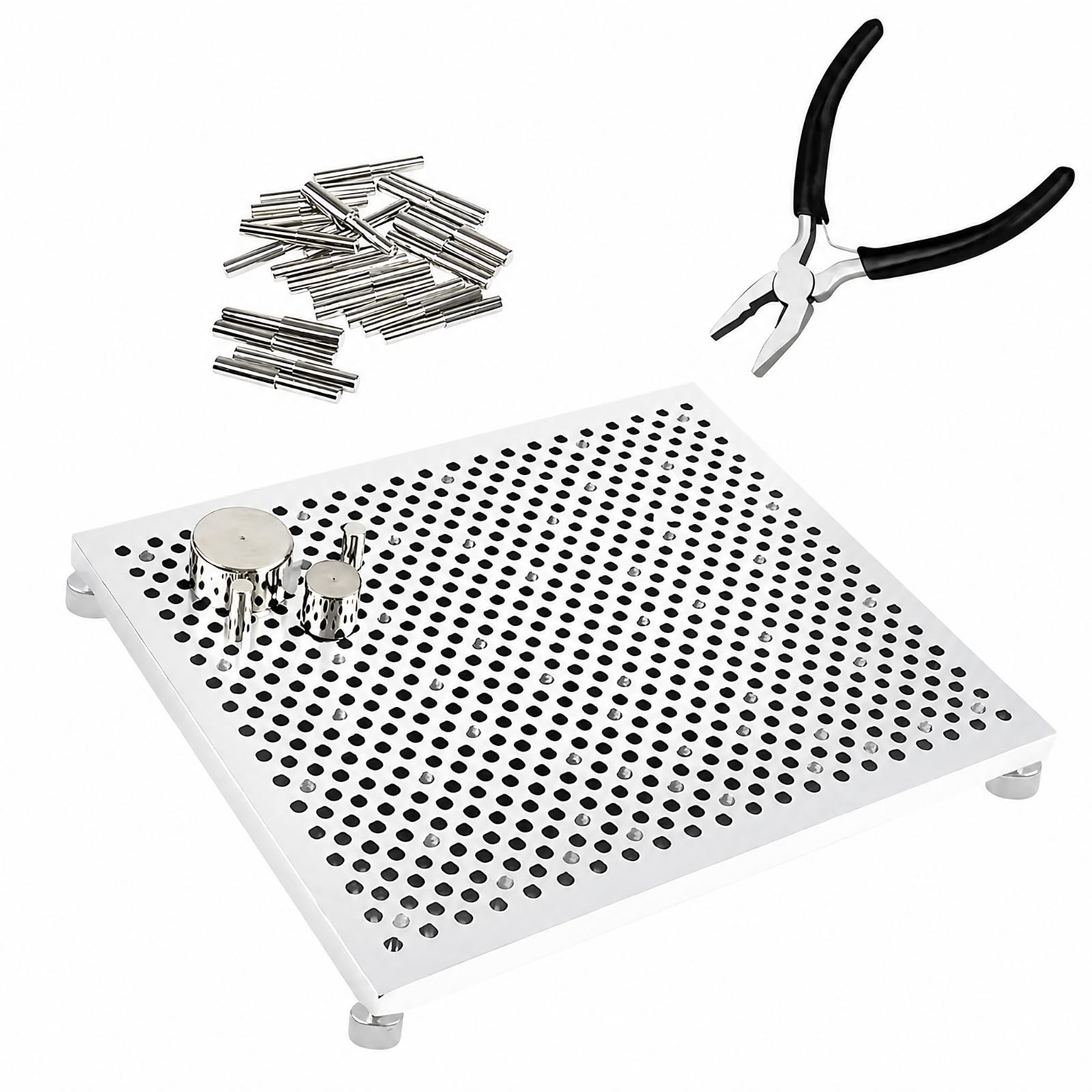 Drahtwickel-Set mit Lochplatte Schmuckbastelset mit Rundzange Präzise Rundzange für Atelier