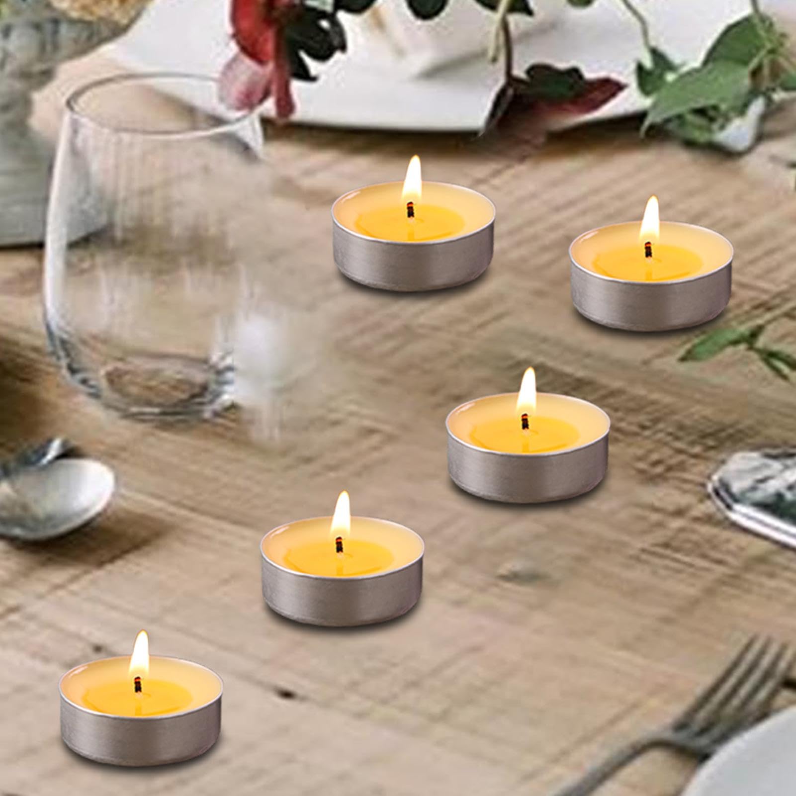 tealight, tealight inodori, bianche senza fumo, senza profumo, lunga durata, , , , piccola candela con design della lampada Ghee per la celebrazione
